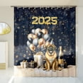 thumbnail image 3 of Happy New Year Mastiff Welcome 2025 Balloon Firework Party Shower Curtain Mastiffs Dog Lover Gifts Idea Waterproof Bathroom Bathtub Curtain - 01014, 3 of 5