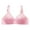 Pink, variant on Tumotour Full Coverage Bras For Women No Underwire Comfort Push Up Breathable Bralette Bras Solid Color Comfortable Wireless Bras