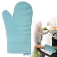 thumbnail image 1 of Oven Mitts Ribbed Soft Silicone Oven Gloves High Temperature Kitchenware For Home Baking Oven Gloves Dessert Baking High Temperature Cooking, Kitchen Oven Mitts, 1 of 7