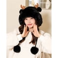 thumbnail image 5 of CoCopeaunts Beanie Hats for Women Winter Hat Beanie Knit Skull Cap Plush Warm Cute Elk Beanies Hat Winter Beanies Hat Christmas Hat, 5 of 7