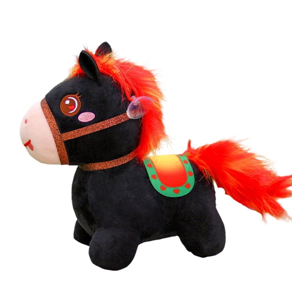 7.87Inch 2026 Cute Chinese New Year of The Horse Stuffed Animals Plush Mascot Doll Toys, Perfect for Spring Festival Lunar New Years Gifts Blessing Souvenir & Home Decor