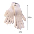 thumbnail image 4 of D-GROEE 1 Pair Winter Touchscreen Gloves -Warm Knit Plush Gloves with Elastic Cuff for Thermal Outdoor Camping, 4 of 8