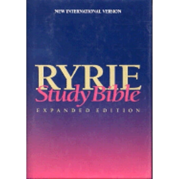 Ryrie Study Bible-NIV-Expanded (Hardcover) by Charles Caldwell Ryrie