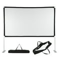 thumbnail image 3 of Écran de Projection Portable 4K HD 16:9 avec Support, Grand Angle de Vision, Infroissable, Conception Robuste, Léger et Facile à Transporter pour une Utilisation Intérieure et Extérieure, 3 of 7