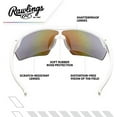 RAWLINGS RY134 Youth Baseball Shielded Sunglasses Lightweight Sports