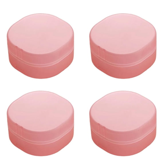 POYOGA Multipurpose Clear Plastic Storage Box Square Shape For Makeup Pads Vanity Organizers