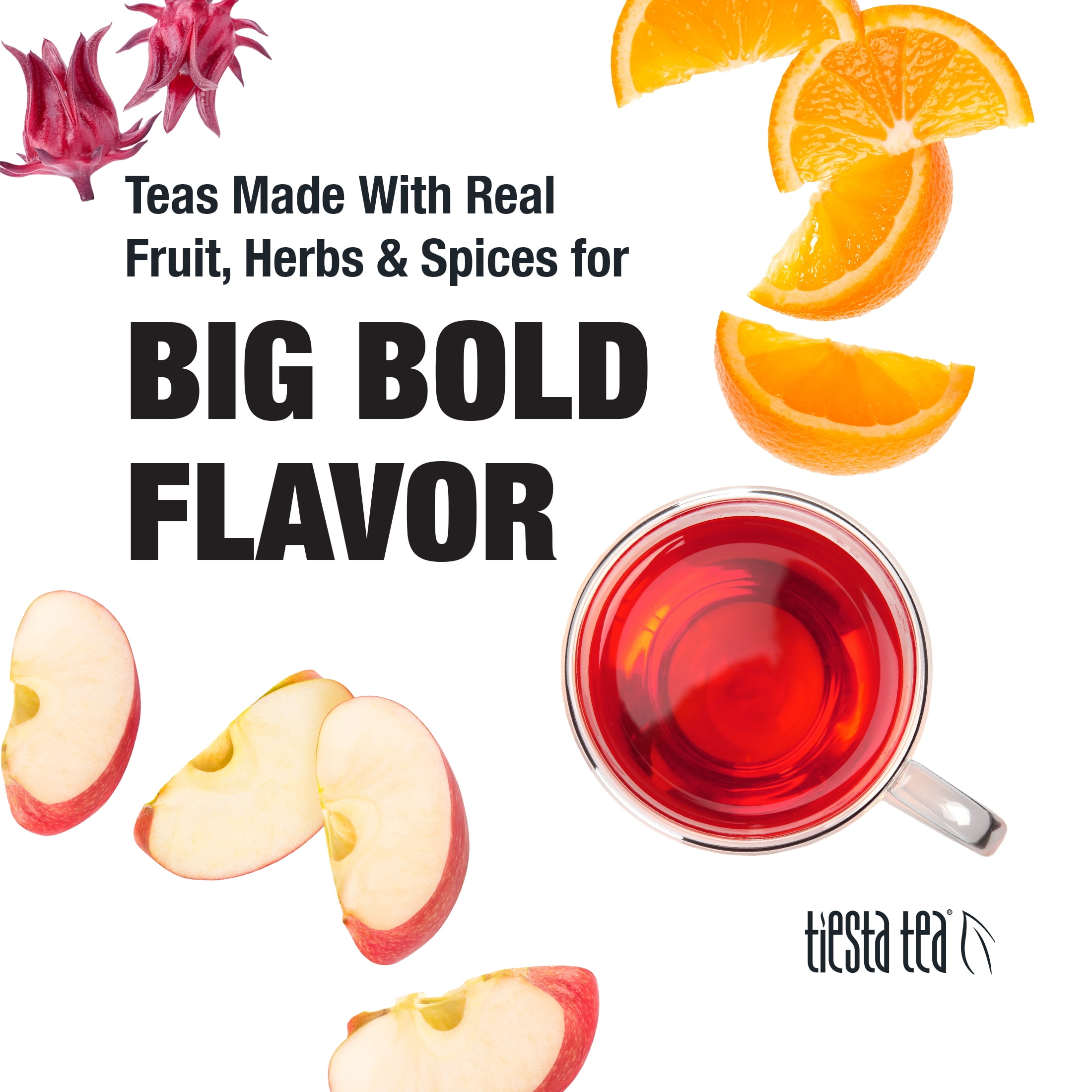 Tiesta Tea - Orange Tango,Immunity Loose Leaf Tea Blend,Orange Hibiscus Herbal Tea,Non-Caffeinated Fruit Tea,Make Hot or Iced & Up to 200 Cups,Made w/Natural Ingredients - 16oz Resealable Pouch