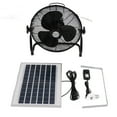 thumbnail image 2 of Ventilador Inalámbrico Portátil, Ventilador Con Energía Solar Giratorio Con Cabezal Recargable, Silencioso De 3 Velocidades Para Coche Para Exteriores, 2 of 7