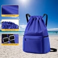 thumbnail image 2 of Mini Travel Bag Swimming Bag Waterproof Drawstring Bag Outdoor Backpack, 2 of 8