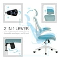 thumbnail image 6 of Porthos Home Raif Office Chair, Mesh Back, Central Tilt, Flip-up Armrests, 6 of 7