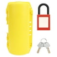 thumbnail image 2 of Electrical Multi Plug Lock, Industrial Plugs Lockout Kit Heavy Duty Heat Resistant Deform Proof  for Large Industrial Plug, 2 of 7