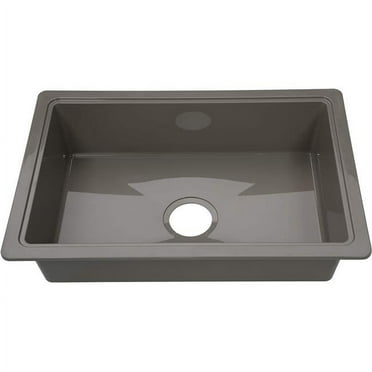 25 x 17 in. RV Single Kitchen Galley Sink Bowl, Stainless Steel