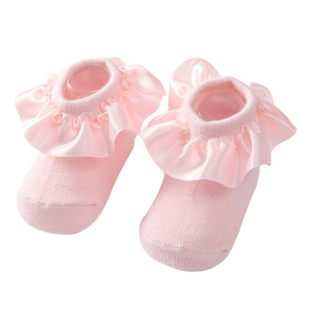 

Synpos Newborn Socks Girl/Baby Girl Socks/Toddler Girl Socks/Baby Socks 0-3/Girls Ruffle Socks/Baby Socks 6-12 Months/Baby Ruffle Socks/Baby Socks with Grip