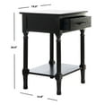 thumbnail image 3 of SAFAVIEH Peyton French Black Rectangle Wood Storage End Table (19 in. W x 15.8 in. D x 26 in. H), 3 of 14