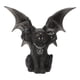 thumbnail image 1 of Estatua de gato de tres cabezas con alas de murciélago malvado oscuro / Figuras decorativas en miniatura / Figura de de tres cabezas para, 1 of 8