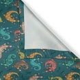 thumbnail image 4 of Ambesonne Reptile Valance Pack of 2, Bohemian Colorful Lizards, 54"X12", Multicolor, 4 of 5