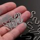 thumbnail image 5 of 150 Pieces Mini S Hooks Connectors Metal S Shape Hook Hangers, 5 of 5