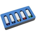 thumbnail image 6 of 1/2in Drive Alloy Wheel Nut Deep Impact Sockets 15mm - 22mm 6 Point  5pc Set, 6 of 6