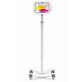 thumbnail image 4 of iPad 10th-11th (A16) Gen Space Enclosure Medical Rolling Cart Extended White, 4 of 5