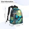thumbnail image 2 of Fotbe Enchanted Forest Butterfly A Mochila Ligera Casual para Laptop para Hombres y Mujeres, Mochila Impermeable de Uso Diario, Mochila para Universidad, 2 of 6