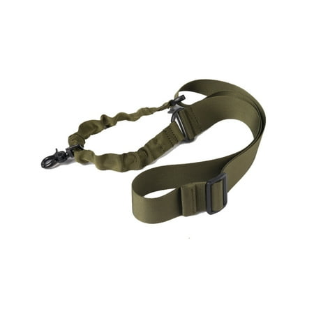 Double Duty Slings - Heavy Duty Multi-function Ropes Rifle Bungee Sling Universal Strap Color:Army Green