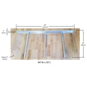 Sloped Heavy-Duty Medium Window Well Cover (84W x 26L)