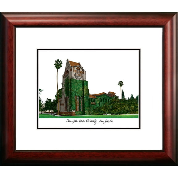 San Jose State University Alumnus Framed Lithograph