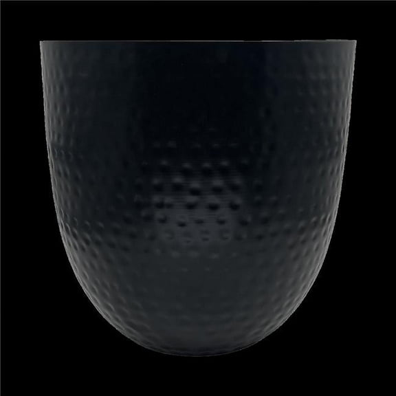 Dagan, LLC 2540-BLK Hammered Steel Fireplace Log Bucket