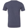thumbnail image 3 of Bella + Canvas - Camiseta CVC jaspeado unisex para adultos (Azul Marion Jaspeado), 3 of 3