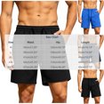 thumbnail image 4 of IhhxPro Men's Athletic Shorts Quick Dry Moisture-Wicking Drawstring Summer Textured Workout Loose Fit Casual Running Gym Training Lightweight Breathable M-3XL, 4 of 7
