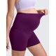 thumbnail image 5 of Shorts de Maternidad CRZ YOGA Butterluxe Ciruela Magenta 10 cm, 5 of 5