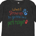 thumbnail image 4 of Inktastic Park Ranger Future Boys or Girls Long Sleeve Toddler T-Shirt, 4 of 5