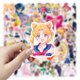 thumbnail image 2 of Pegatinas Sailors Moons, vinilo impermeable, anime, 50 unidades/lote, 2 of 5