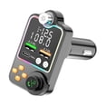 thumbnail image 5 of Car Bluetooth FM Transmitter, 5.0 Bluetooth, Wireless Handsfree Call, MP3 Player, 3.1A Fast Charging, Support USB Flash Disk, Colorful Breathing Light, 12-24V Voltage, 5 of 5