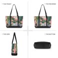 thumbnail image 6 of FORMRS Canvas Laptop Tote Bag for Women with 15.6" Computer Compartments Shoulder Handbag, Floral Vase, 6 of 7