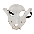 thumbnail image 2 of Máscara blanca del cráneo del hueso de oveja de la espuma de la PU del partido del carnaval del día del zombi del día de los muertos de Halloween, 2 of 7