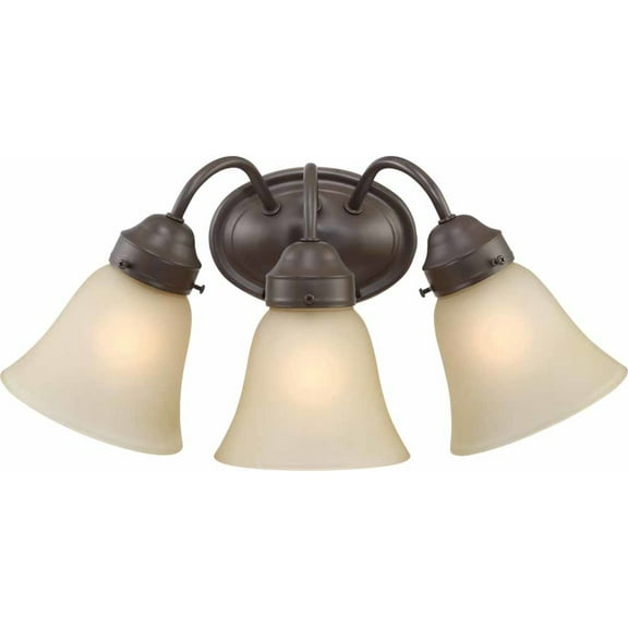Volume Lighting V1493 3 Light 17" Width Bathroom Vanity Light - Bronze
