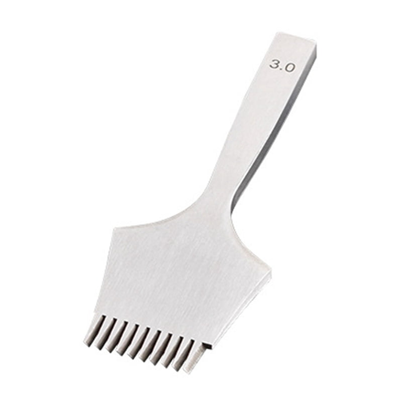 French Style Leather Chisel Polished Die-Steel Chisel Punching Tool Kits for Leather Working 3mm