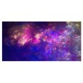 thumbnail image 2 of Clear Purple Starry Fractal Sky - Abstract Canvas Art Print, 2 of 3