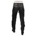 thumbnail image 2 of Redline Women's Cut Fringe Leather Motorcycle Riding Chap, Black L-3825 (M), 2 of 2