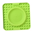 thumbnail image 1 of Almohadilla de silicona para perros, alfombrilla de alimentación para gatos, dispensador de alimentos, cuenco de alimentación ligero, Verde Sunnimix Almohadilla para lamer, 1 of 8