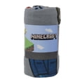 thumbnail image 3 of Kids Minecraft Fleece Throw Blanket 45" x 60" Creeper Enderman Zombie, 3 of 3