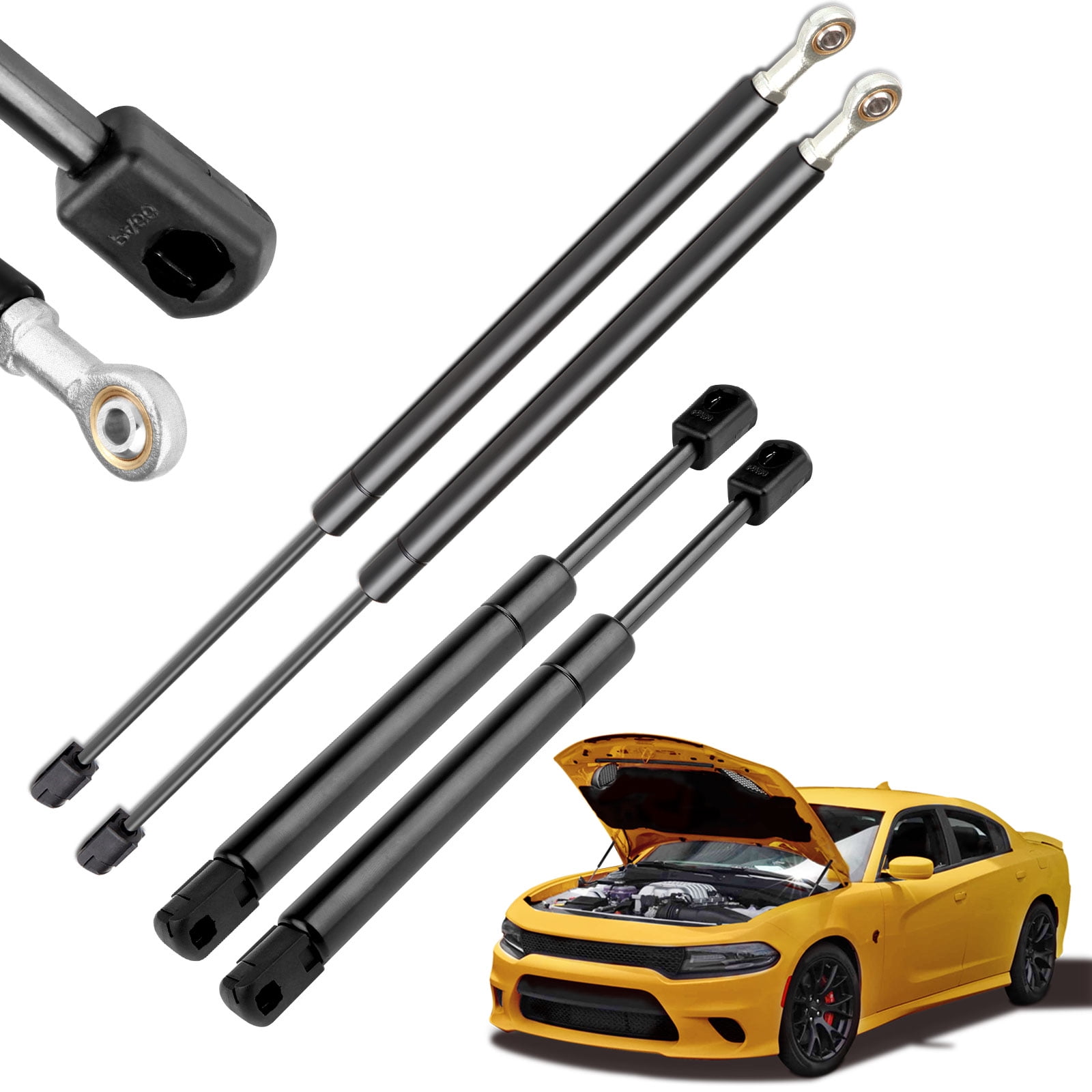 SCITOO Hood Window Glass Lift Supports Replacement Struts Gas Springs