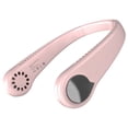 thumbnail image 1 of Ventilador de refrigeración sin hojas, con cuello giratorio de 360 ​​°, ventilador de aire colgante, enfriador ajustable, recargable, rosa Eigraketly  HA004931-02B, 1 of 6