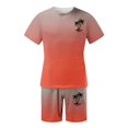 thumbnail image 2 of Costumes pour Hommes - Classification et Titre des Produits pour Hommes et Ensemble de Sport Été 2024 Athlétisme Décontracté Manches Courtes Col Rond Imprimé Noix de Coco, 2 of 3