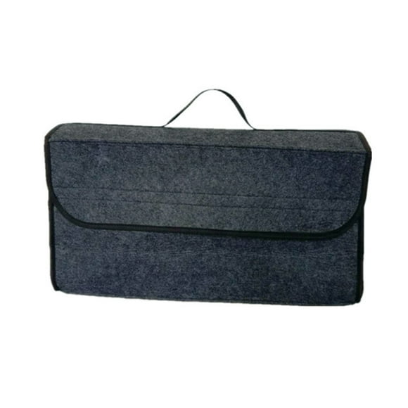 MasteelfCA Universal Auto Trunk Organizer Large Thicken Felt Storage Box Holder Foldable Gadget First Aid Storage Bag for Car SUV Van Truck