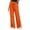 Orange, variant on Hig Waist Sweatpants for Women Split Hem Straight Wide Leg Casual Pants with Pocket Drawstring Fall Lounge Trousers, Wine, M