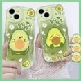 thumbnail image 2 of BW 63 Borde Ondulado Carcasa Redmi Note 12 4G 5G 11S 11 10s 10 Pro 9 8 12C A1 10C 10A 9C 9S 9A 6A 5A POCO X4 X5 M3 X3 M4 4G F5 5G NFC K40S Lindo Estuche De Verano De La Suerte Verde Aguacate, 2 of 4