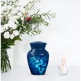 thumbnail image 7 of JAGASY Blue Decorative Urn for Ashes Adult Male - Small Urns for Human Ashes Keepsake - Funeral Mini Urn for Mother - Memorial Cremation Urns for Parents - (3 Inch), 7 of 7