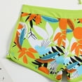 thumbnail image 6 of QLEICOM Womens Swimsuits Tummy Control Plus Size Swimsuit Coverup Fashion Floral Print Halter Split Swimsuit Bikini Print High Waist Beachwear Set Green XL, 6 of 7